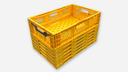 Set of 6 fruit crates, foldable 18 cm